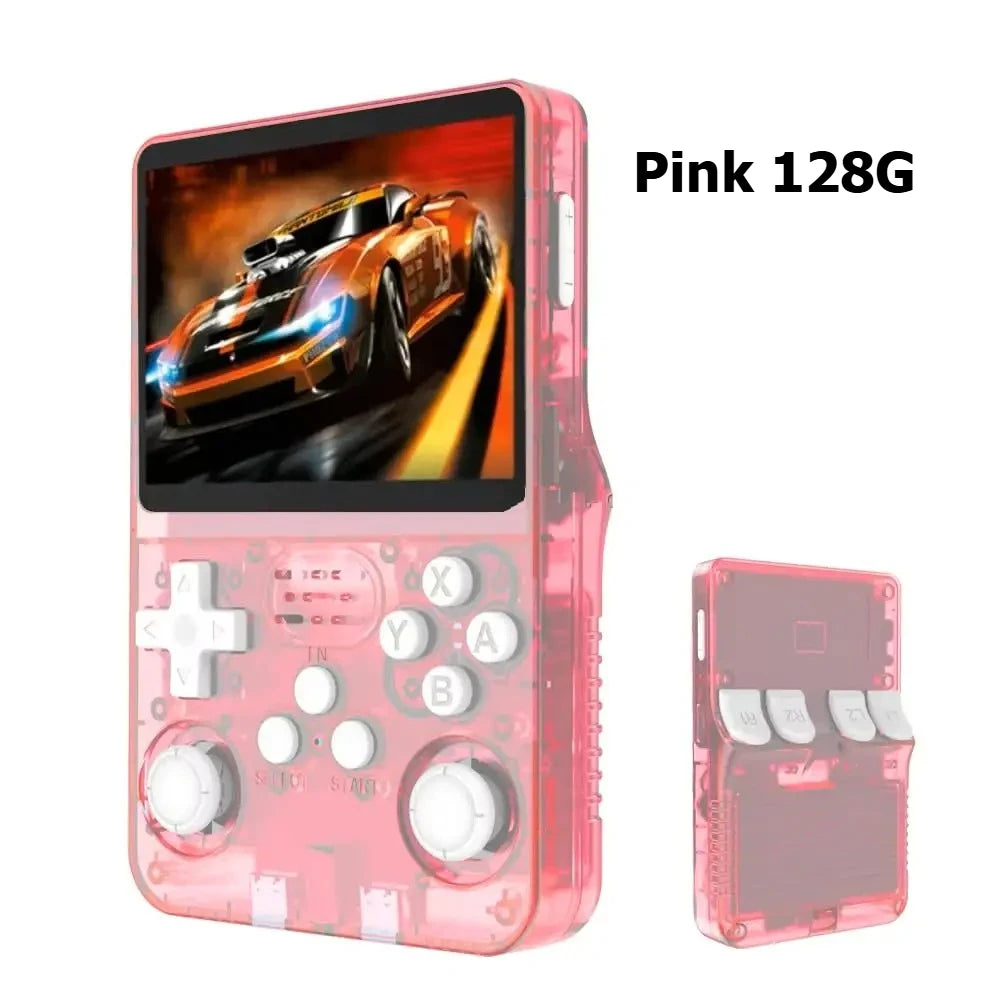 R36S Retro Handheld Game Console Linux System 3.5-Inch IPS Screen 64G/128G 20000+ Games Portable Pocket Game Console